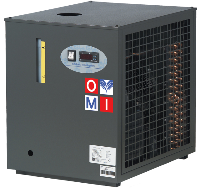 Liquid chillers water chillers product image 1 on white  background| liquid refrigeration  | OMI