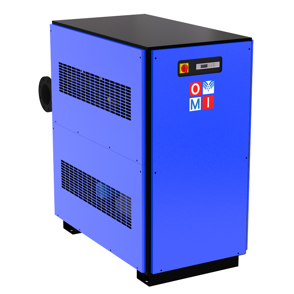 Refrigeration air dryers energy saving dryers product image 9 on white  background| compressed air treatment | OMI