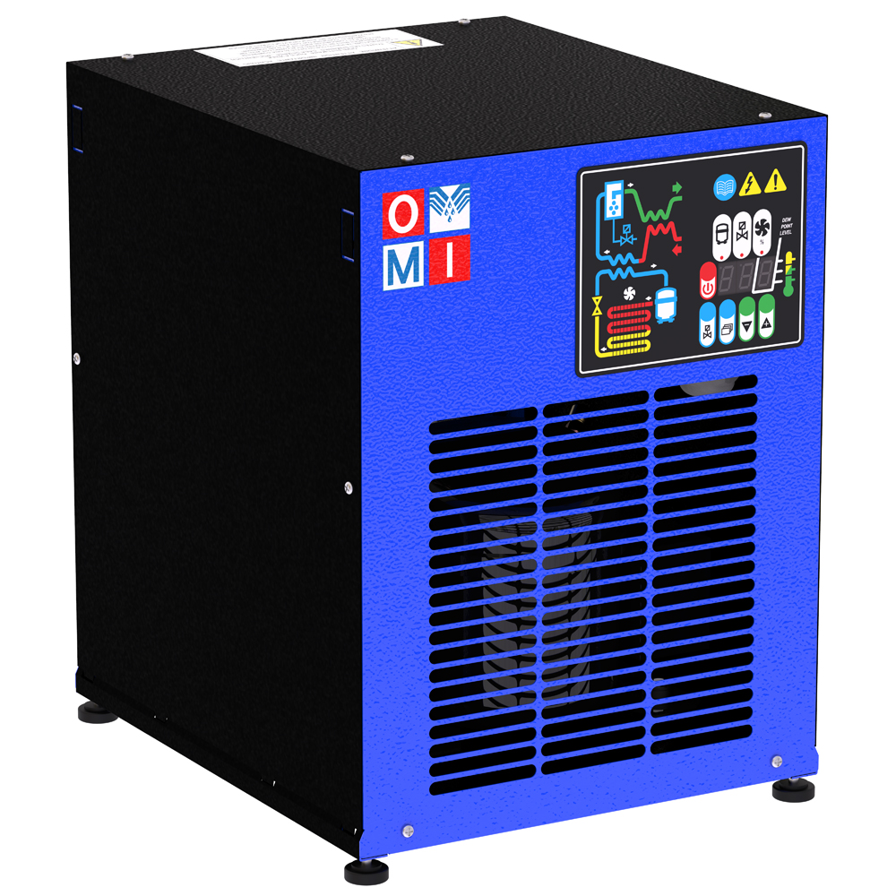 Refrigeration air dryers easy dryers product image 2 on white  background| compressed air treatment | OMI